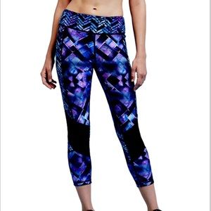 Marika Kendall Remix Purple/Blue Reversible Capri